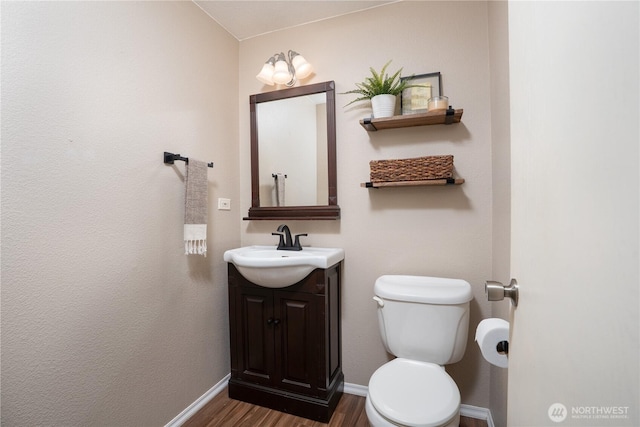 16420 92nd Avenue Ct E, Puyallup, WA 98375 - bathroom with vanity and wood finished floors
