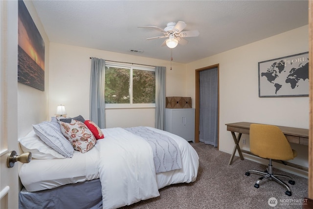 16420 92nd Avenue Ct E, Puyallup, WA 98375 - carpeted bedroom with a ceiling fan