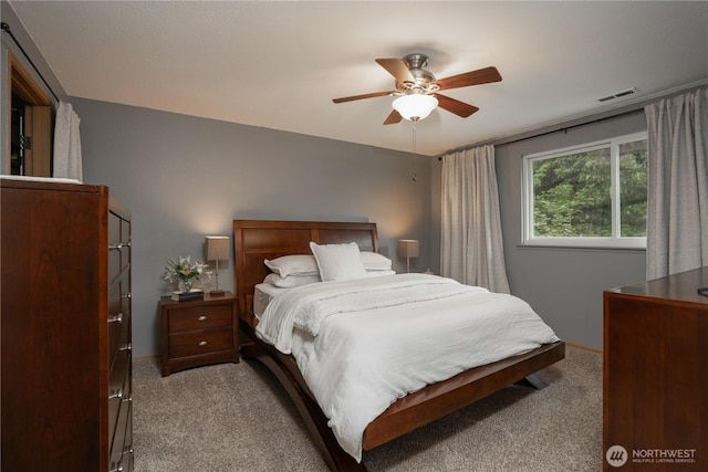 16420 92nd Avenue Ct E, Puyallup, WA 98375 - bedroom with carpet flooring and a ceiling fan