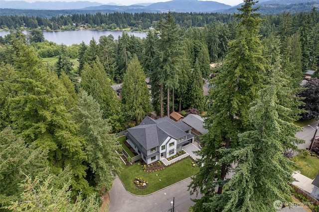 1806 154th Ave SE, Bellevue, WA 98007 - bird's eye view of a forest and a water and mountain view