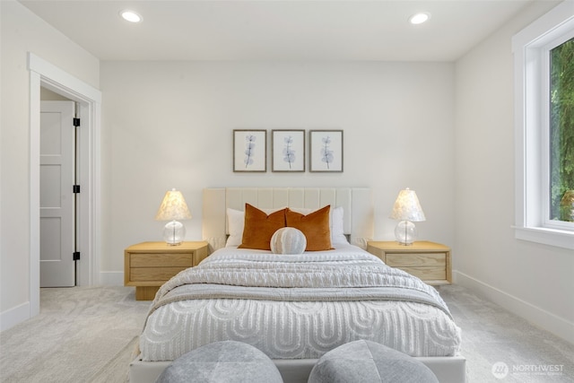 1806 154th Ave SE, Bellevue, WA 98007 - carpeted bedroom with recessed lighting