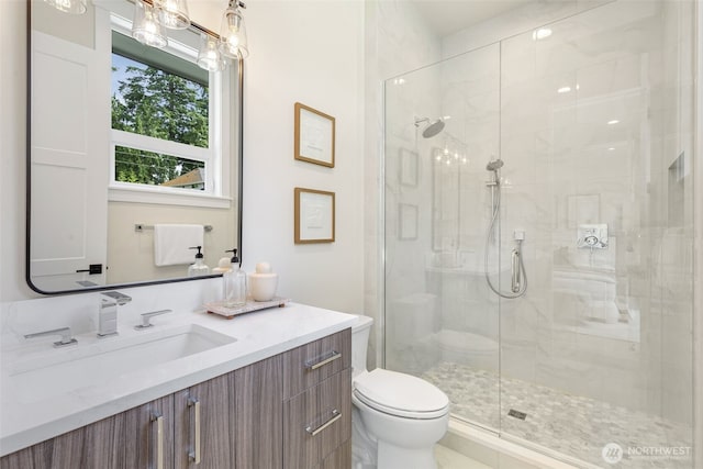 1806 154th Ave SE, Bellevue, WA 98007 - bathroom featuring a stall shower and vanity