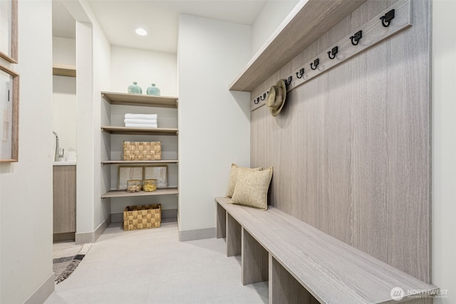 1806 154th Ave SE, Bellevue, WA 98007 - mudroom featuring baseboards and recessed lighting
