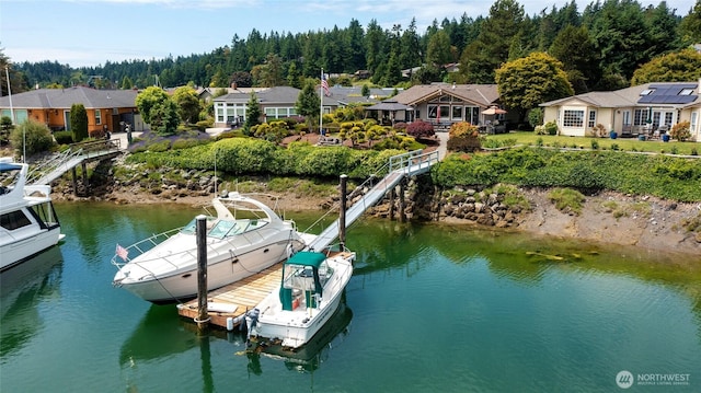 153 Swinomish Dr, La Conner, WA 98257 - dock with a water view