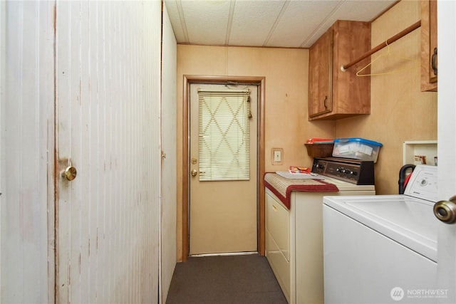 8031 Fir Tree Ln, Lake Stevens, WA 98258 - washroom with cabinet space and separate washer and dryer