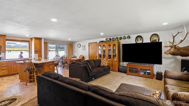 1314 S Division St, Walla Walla, WA 99362 - living area featuring recessed lighting