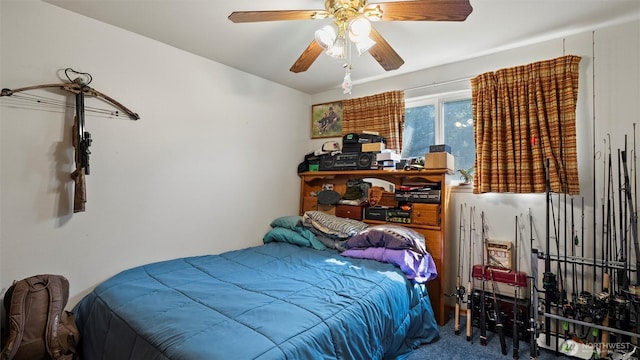 1314 S Division St, Walla Walla, WA 99362 - carpeted bedroom featuring ceiling fan
