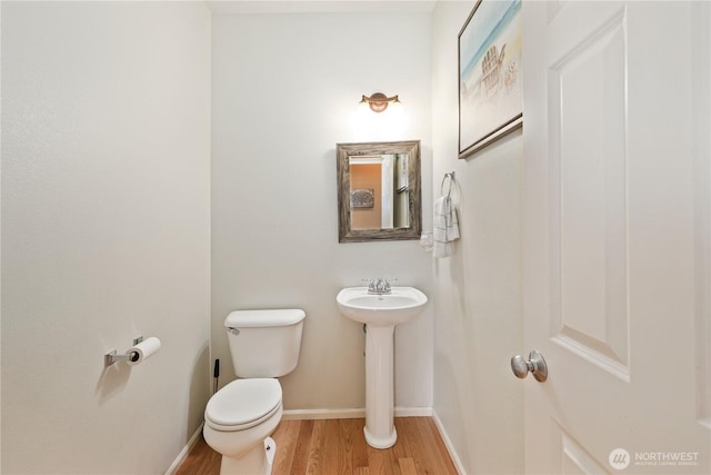 12115 184th Ave E, Bonney Lake, WA 98391 - half bath with toilet and wood finished floors