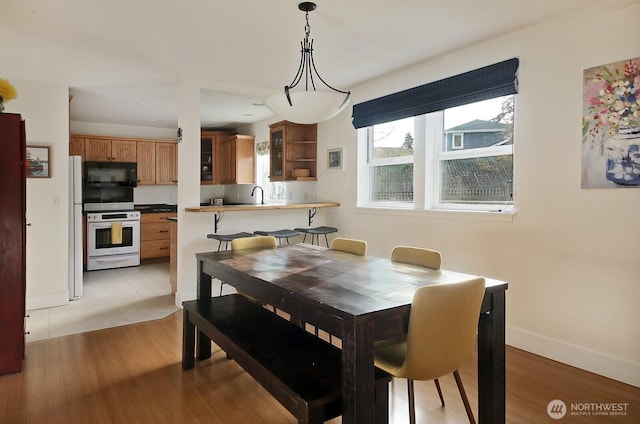 4876 Breezefair Rd, Freeland, WA 98249 - dining room with light wood finished floors