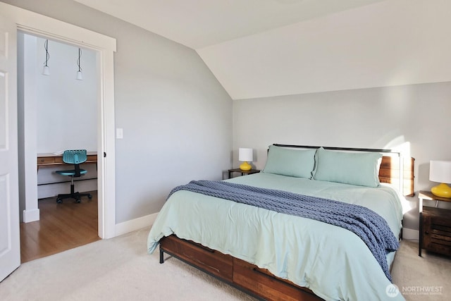 4876 Breezefair Rd, Freeland, WA 98249 - bedroom with light carpet and lofted ceiling