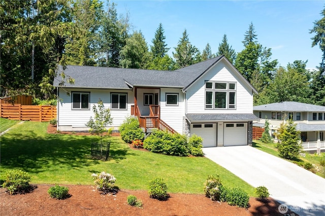 989 Lakewood Ln, Bellingham, WA 98229 - view of front facade featuring an attached garage, concrete driveway, and a shingled roof