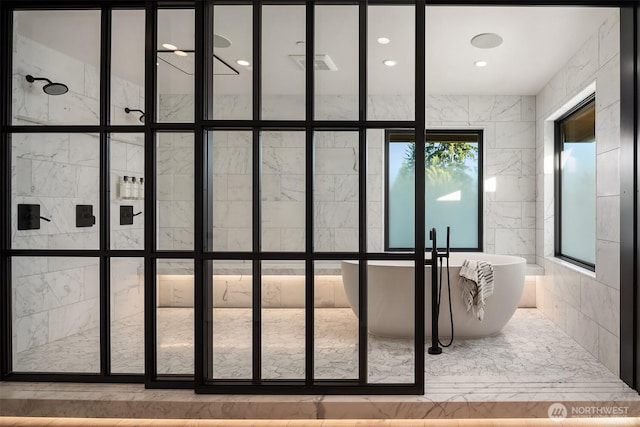 9001 NE 14th St, Clyde Hill, WA 98004 - bathroom featuring a freestanding tub