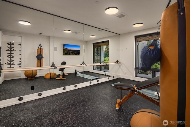 9001 NE 14th St, Clyde Hill, WA 98004 - gym featuring baseboards