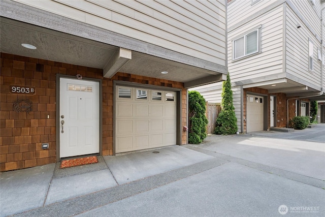 9503 Ashworth Ave N Unit B, Seattle, WA 98103 - entrance to property with an attached garage and driveway