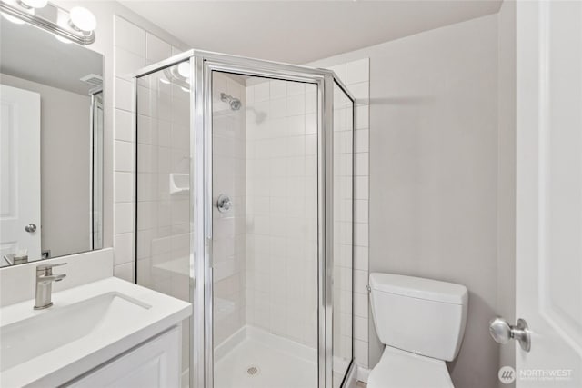 9503 Ashworth Ave N Unit B, Seattle, WA 98103 - bathroom featuring vanity and a shower stall