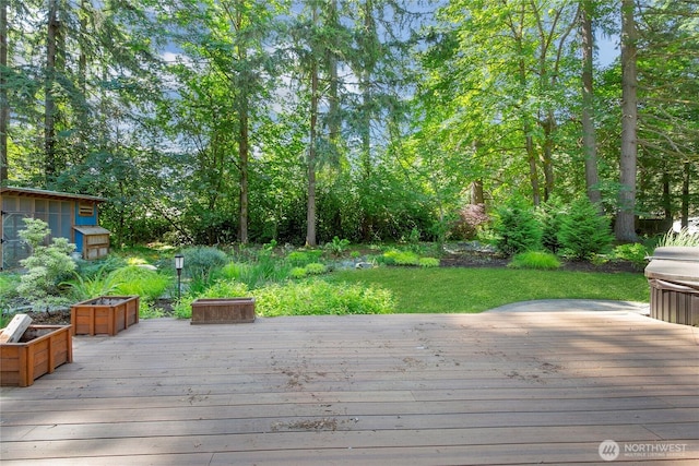 3941 16th Ln NE, Olympia, WA 98506 - view of wooden deck