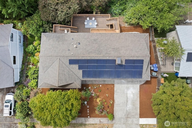 6347 121st Ave SE, Bellevue, WA 98006 - view from above of property