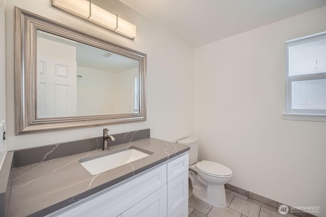 15223 SE 276th Pl, Kent, WA 98042 - bathroom featuring vanity and tile patterned flooring