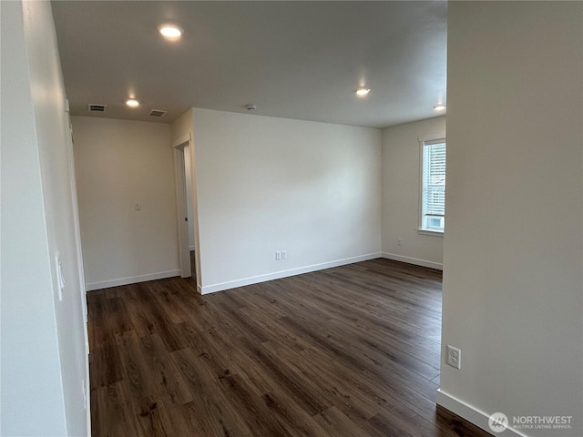 37568 30th Pl S Unit Lot38, Federal Way, WA 98003 - empty room featuring dark wood-style flooring and recessed lighting