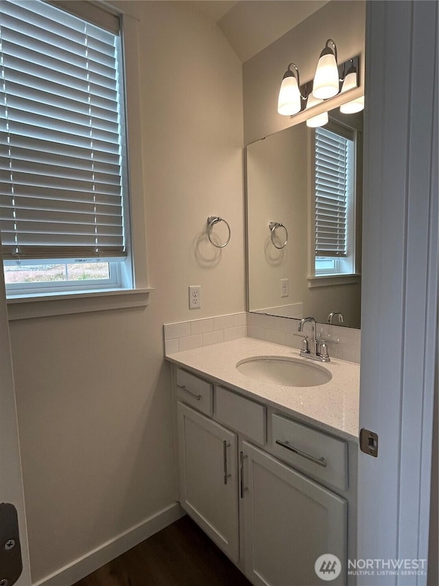 37568 30th Pl S Unit Lot38, Federal Way, WA 98003 - bathroom with vanity and baseboards