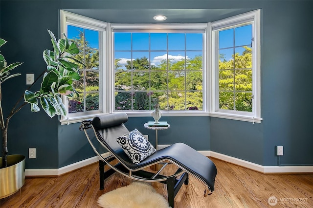 4412 43rd Ave NE, Seattle, WA 98105 - living area featuring wood finished floors
