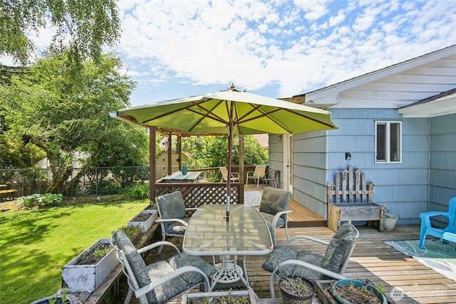 910 Crestline Dr, Longview, WA 98632 - deck with outdoor dining space