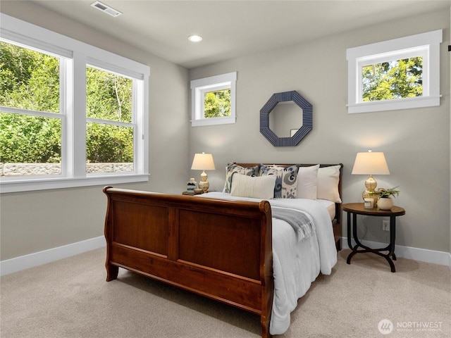 13809 119th Street Ct NW, Gig Harbor, WA 98329 - bedroom featuring carpet floors and recessed lighting