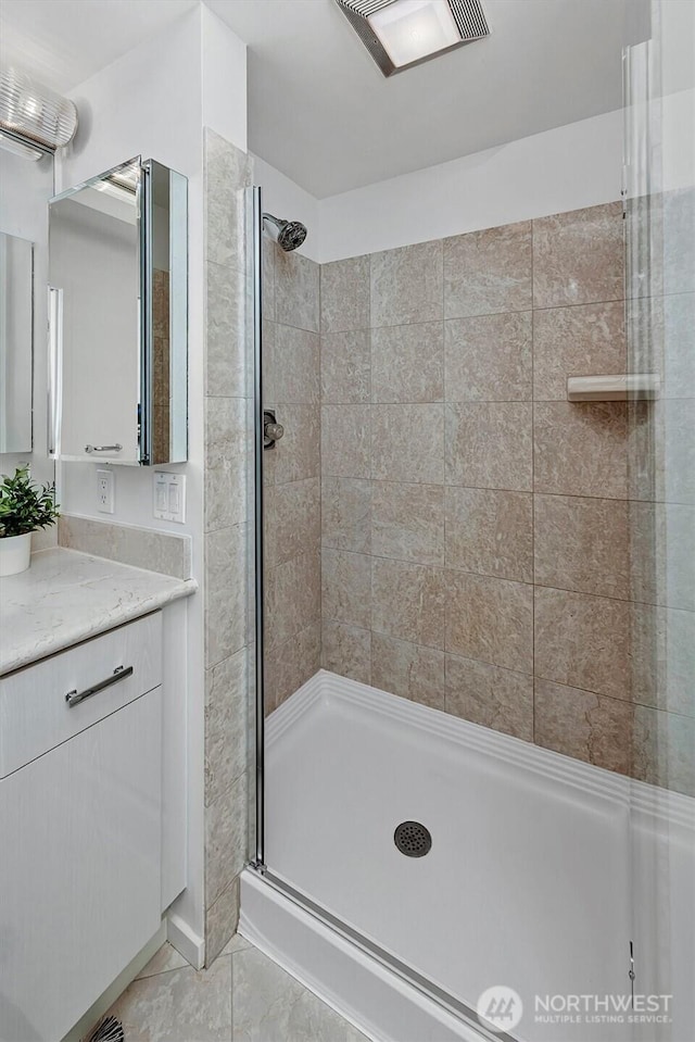 2000 1st Ave Unit 703, Seattle, WA 98121 - full bathroom with tiled shower and vanity