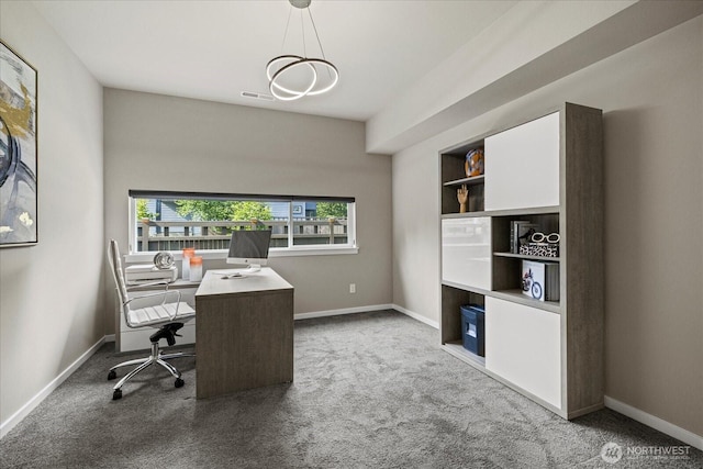 35404 55th Ave S, Auburn, WA 98001 - home office featuring carpet flooring and baseboards