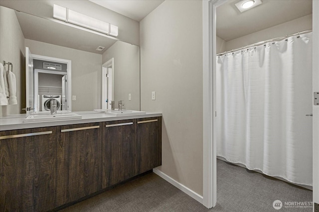 35404 55th Ave S, Auburn, WA 98001 - full bath with double vanity and baseboards