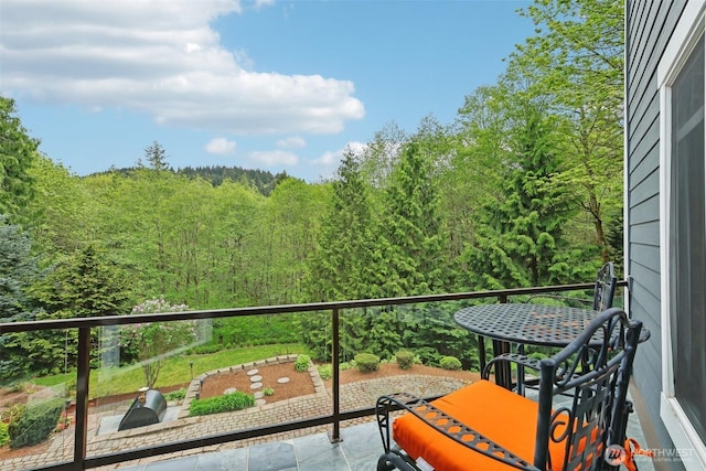 16908 SE Licorice Way, Newcastle, WA 98059 - balcony featuring a wooded view