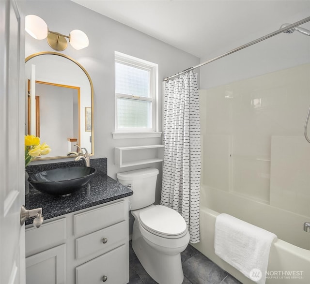 23618 Carter Rd, Bothell, WA 98021 - full bathroom with vanity and shower / bath combination with curtain