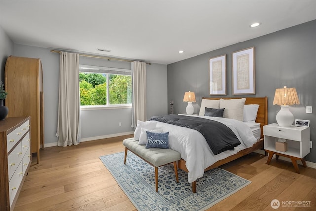 23618 Carter Rd, Bothell, WA 98021 - bedroom with light wood-type flooring and recessed lighting