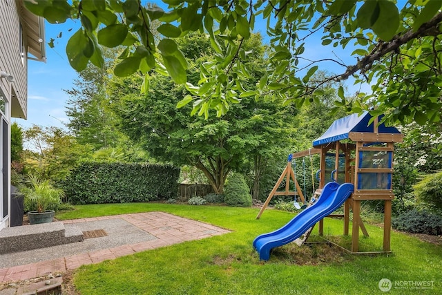 23618 Carter Rd, Bothell, WA 98021 - view of yard with a playground and a patio area