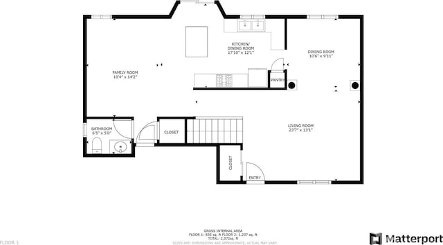 23618 Carter Rd, Bothell, WA 98021 - view of floor plan / room layout