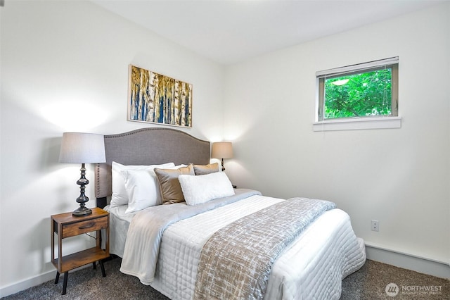 1214 N Northgate Way, Seattle, WA 98133 - bedroom with carpet floors and a baseboard heating unit