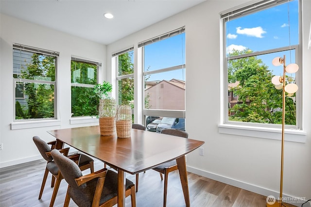 1214 N Northgate Way, Seattle, WA 98133 - dining room featuring light wood finished floors and recessed lighting