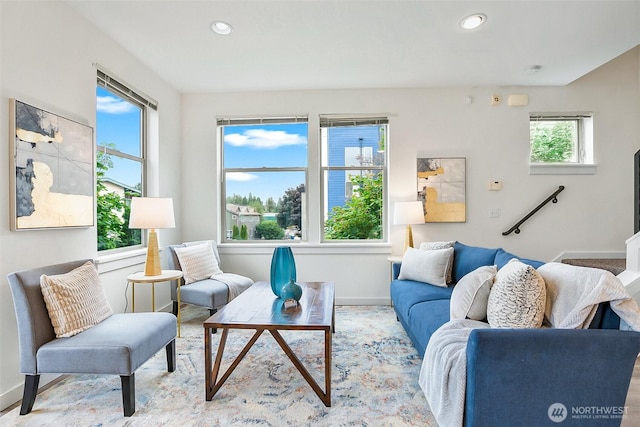 1214 N Northgate Way, Seattle, WA 98133 - living area featuring recessed lighting