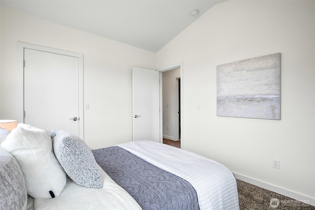 1214 N Northgate Way, Seattle, WA 98133 - bedroom featuring carpet floors and lofted ceiling