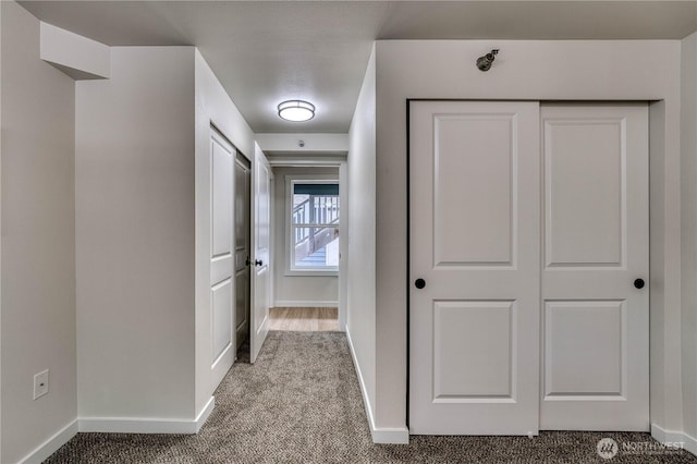 3939 10th St SE Unit C6, Puyallup, WA 98374 - hall featuring carpet and baseboards