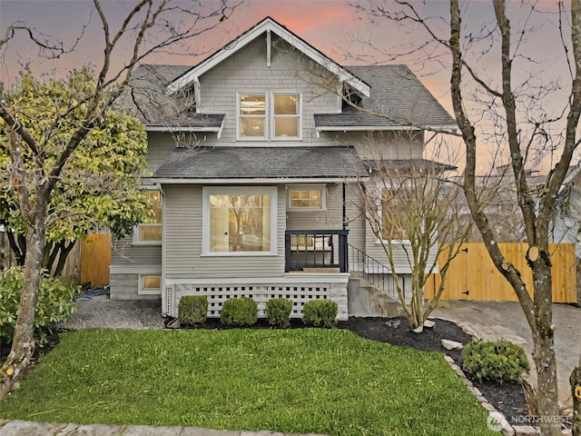 3209 S 8th St, Tacoma, WA 98405 - view of front of house featuring covered porch and roof with shingles