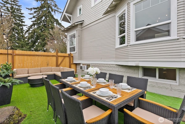 3209 S 8th St, Tacoma, WA 98405 - view of patio / terrace featuring an outdoor hangout area and outdoor dining area