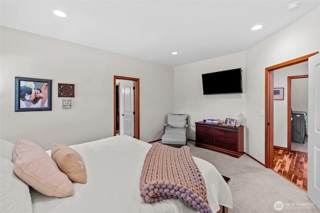 19838 Bear View Ln SW, Rochester, WA 98579 - bedroom featuring carpet floors and recessed lighting