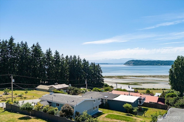 2735 Evening Glory Ct, Clinton, WA 98236 - bird's eye view of a nearby body of water