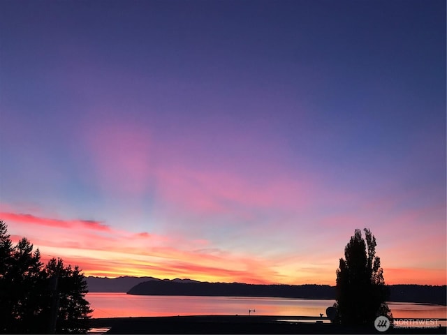 2735 Evening Glory Ct, Clinton, WA 98236 - water view featuring mountains