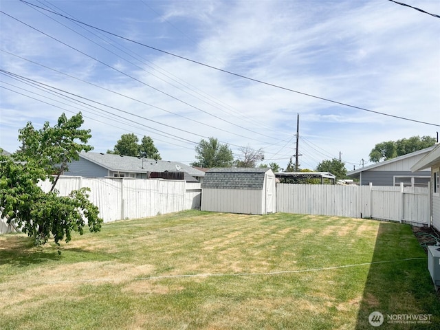 308 N Dale Rd, Moses Lake, WA 98837 - fenced backyard with a shed