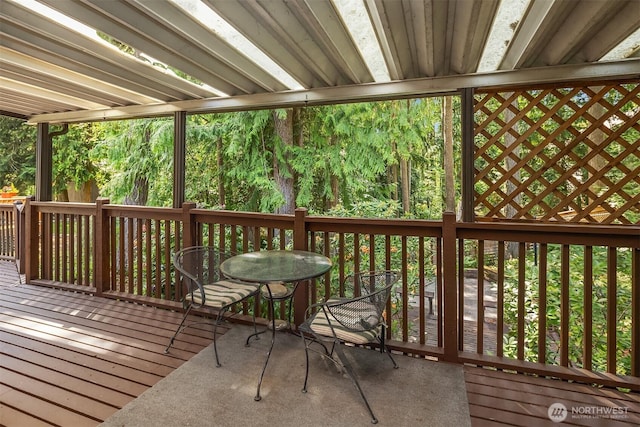 827 211th Pl NE, Sammamish, WA 98074 - view of wooden deck