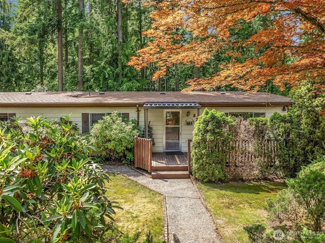 827 211th Pl NE, Sammamish, WA 98074 - view of front facade with a wooden deck