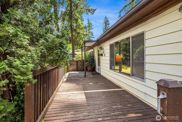 827 211th Pl NE, Sammamish, WA 98074 - view of wooden deck