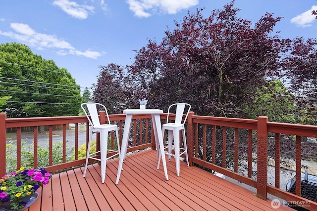 9400 35th Ave SW, Seattle, WA 98126 - view of wooden deck